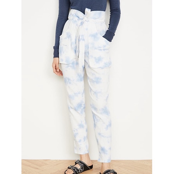 Isabel Marant Pants - Isabel Marant Etoile Bessie Tie Dye Trouser High Waist Pants